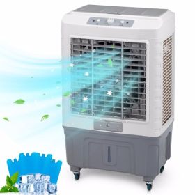 3 in 1 Portable Evaporative Cooler,Indoor,Outdoor,4118CFM Personal Air Cooler,Mechanical control ,13.2 Gal Large Water Tank & Scroll Casters