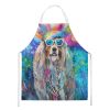 Bearded Collie Hippie Dawg Apron Cooking Kitchen Server Baking Crafts Gardening for Adult Women Men, Unisex, Large, Multicolor