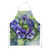 Rhode Island Violets in Watercolor Apron Cooking Kitchen Server Baking Crafts Gardening for Adult Women Men, Unisex, Large, Multicolor