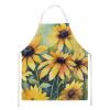 Maryland Black-Eyed Susans in Watercolor Apron Cooking Kitchen Server Baking Crafts Gardening for Adult Women Men, Unisex, Large, Multicolor