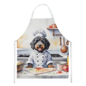 Bernedoodle The Chef Apron Cooking Kitchen Server Baking Crafts Gardening for Adult Women Men, Unisex, Large, Multicolor