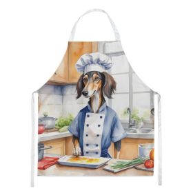 Saluki The Chef Apron Cooking Kitchen Server Baking Crafts Gardening for Adult Women Men, Unisex, Large, Multicolor