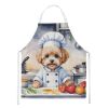 Maltipoo The Chef Apron Cooking Kitchen Server Baking Crafts Gardening for Adult Women Men, Unisex, Large, Multicolor