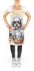 Tibetan Terrier The Chef Apron Cooking Kitchen Server Baking Crafts Gardening for Adult Women Men, Unisex, Large, Multicolor