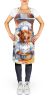 Nova Scotia Duck Tolling Retriever The Chef Apron Cooking Kitchen Server Baking Crafts Gardening for Adult Women Men, Unisex, Large, Multicolor