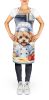 Maltipoo The Chef Apron Cooking Kitchen Server Baking Crafts Gardening for Adult Women Men, Unisex, Large, Multicolor