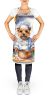 Norfolk Terrier The Chef Apron Cooking Kitchen Server Baking Crafts Gardening for Adult Women Men, Unisex, Large, Multicolor