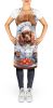 Sussex Spaniel The Chef Apron Cooking Kitchen Server Baking Crafts Gardening for Adult Women Men, Unisex, Large, Multicolor