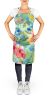 Alaska Forget-me-nots in Watercolor Apron Cooking Kitchen Server Baking Crafts Gardening for Adult Women Men, Unisex, Large, Multicolor