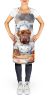 Dogue de Bordeaux The Chef Apron Cooking Kitchen Server Baking Crafts Gardening for Adult Women Men, Unisex, Large, Multicolor