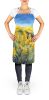 Nebraska Goldenrod in Watercolor Apron Cooking Kitchen Server Baking Crafts Gardening for Adult Women Men, Unisex, Large, Multicolor