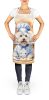 Coton de Tulear The Chef Apron Cooking Kitchen Server Baking Crafts Gardening for Adult Women Men, Unisex, Large, Multicolor