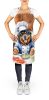 Tibetan Mastiff The Chef Apron Cooking Kitchen Server Baking Crafts Gardening for Adult Women Men, Unisex, Large, Multicolor