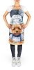 Australian Terrier The Chef Apron Cooking Kitchen Server Baking Crafts Gardening for Adult Women Men, Unisex, Large, Multicolor