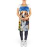 Beagle in Sunflowers Apron Cooking Kitchen Server Baking Crafts Gardening for Adult Women Men, Unisex, Large, Multicolor