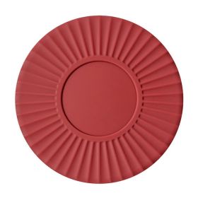 Non-slip Silicone Dining Table Placemat Kitchen Accessories Mat Cup Bar Drink Coffee Mug Pads, Heat Insulation Coasters (Color: Red)