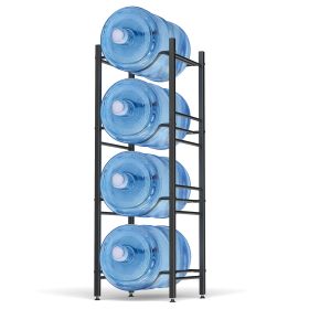 5 Gallon Water Jug Holder, Heavy Duty Steel, Storage Rack for Kitchen, Home, Office, Pantry (size: 4-Tier)