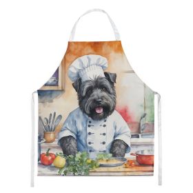 Bouvier des Flandres The Chef Apron Cooking Kitchen Server Baking Crafts Gardening for Adult Women Men, Unisex, Large, Multicolor (Default: Default)