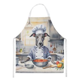 Greyhound The Chef Apron Cooking Kitchen Server Baking Crafts Gardening for Adult Women Men, Unisex, Large, Multicolor (Default: Default)